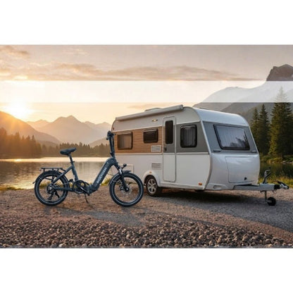 Roxform PLICO Step-Through Folding Electric Bike 250W - Up To 80km Range - Charge & Glide