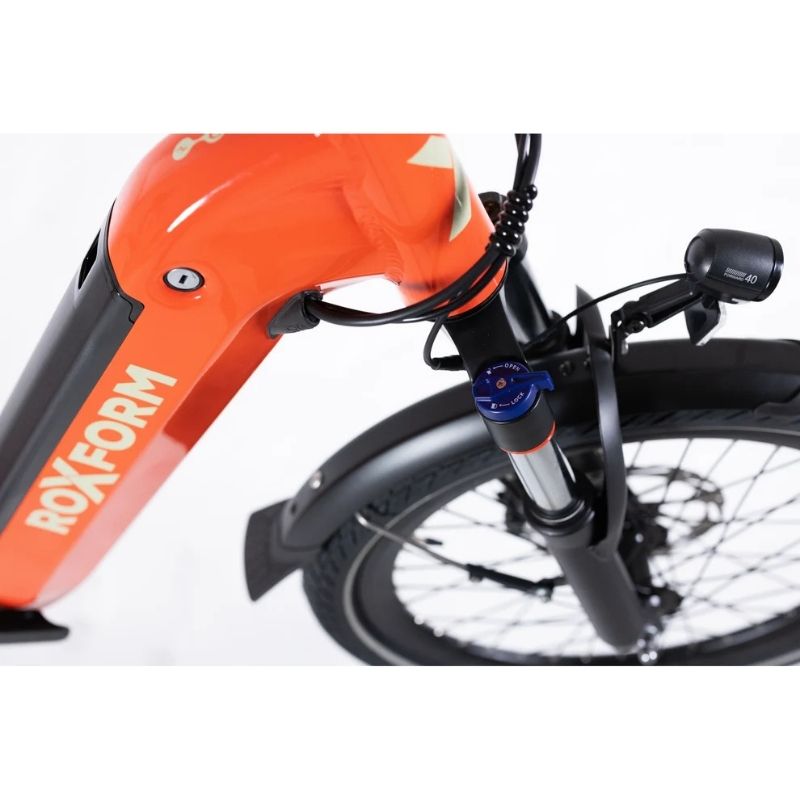 Roxform PLICO Step-Through Folding Electric Bike 250W - Up To 80km Range - Charge & Glide