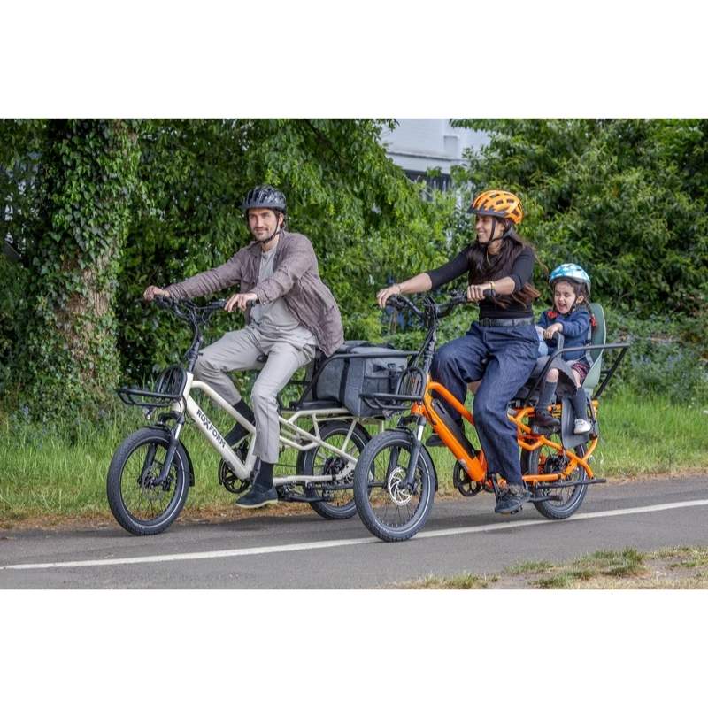 Roxform PORTO L Longtail Cargo Electric Bike 250W - Up To 100km Long Range - Charge & Glide