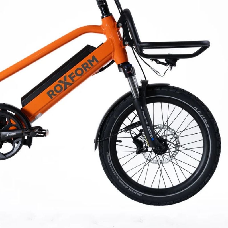 Roxform PORTO L Longtail Cargo Electric Bike 250W - Up To 100km Long Range - Charge & Glide