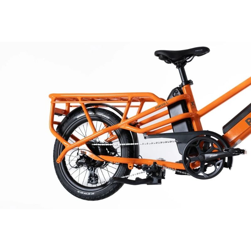 Roxform PORTO L Longtail Cargo Electric Bike 250W - Up To 100km Long Range - Charge & Glide