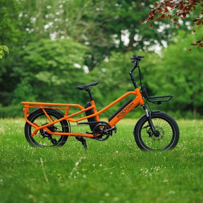 Roxform PORTO L Longtail Cargo Electric Bike 250W - Up To 100km Long Range - Charge & Glide