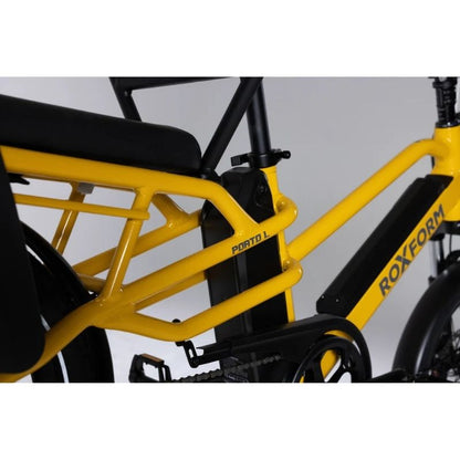 Roxform PORTO L Longtail Cargo Electric Bike 250W - Up To 100km Long Range - Charge & Glide