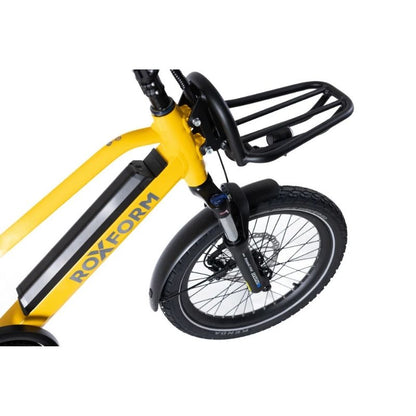 Roxform PORTO L Longtail Cargo Electric Bike 250W - Up To 100km Long Range - Charge & Glide