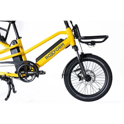Roxform PORTO L Longtail Cargo Electric Bike 250W - Up To 100km Long Range - Charge & Glide