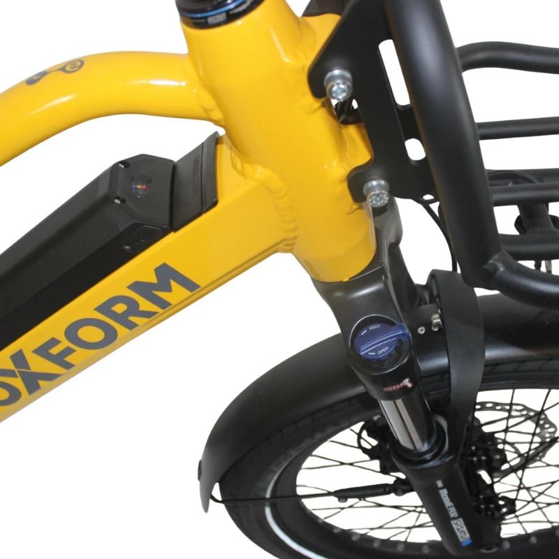 Roxform PORTO L Longtail Cargo Electric Bike 250W - Up To 100km Long Range - Charge & Glide