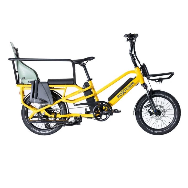 Roxform PORTO L Longtail Cargo Electric Bike 250W - Up To 100km Long Range - Charge & Glide