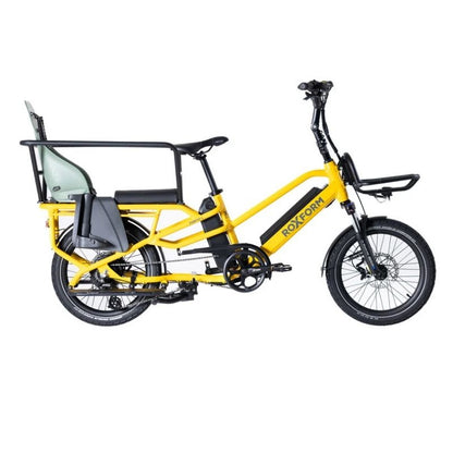 Roxform PORTO L Longtail Cargo Electric Bike 250W - Up To 100km Long Range - Charge & Glide