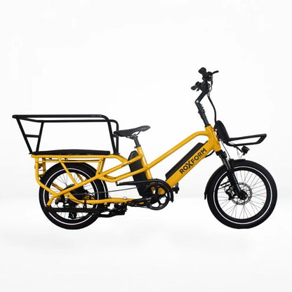 Roxform PORTO L Longtail Cargo Electric Bike 250W - Up To 100km Long Range - Charge & Glide