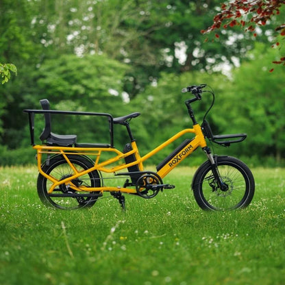 Roxform PORTO L Longtail Cargo Electric Bike 250W - Up To 100km Long Range - Charge & Glide