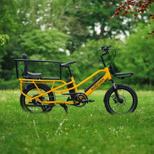 Roxform PORTO L Longtail Cargo Electric Bike 250W - Up To 100km Long Range - Charge & Glide