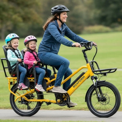 Roxform PORTO L Longtail Cargo Electric Bike 250W - Up To 100km Long Range - Charge & Glide
