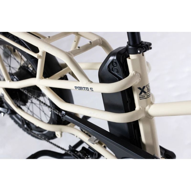Roxform PORTO S Longtail Cargo Electric Bike 250W - Up To 80km Range - Charge & Glide