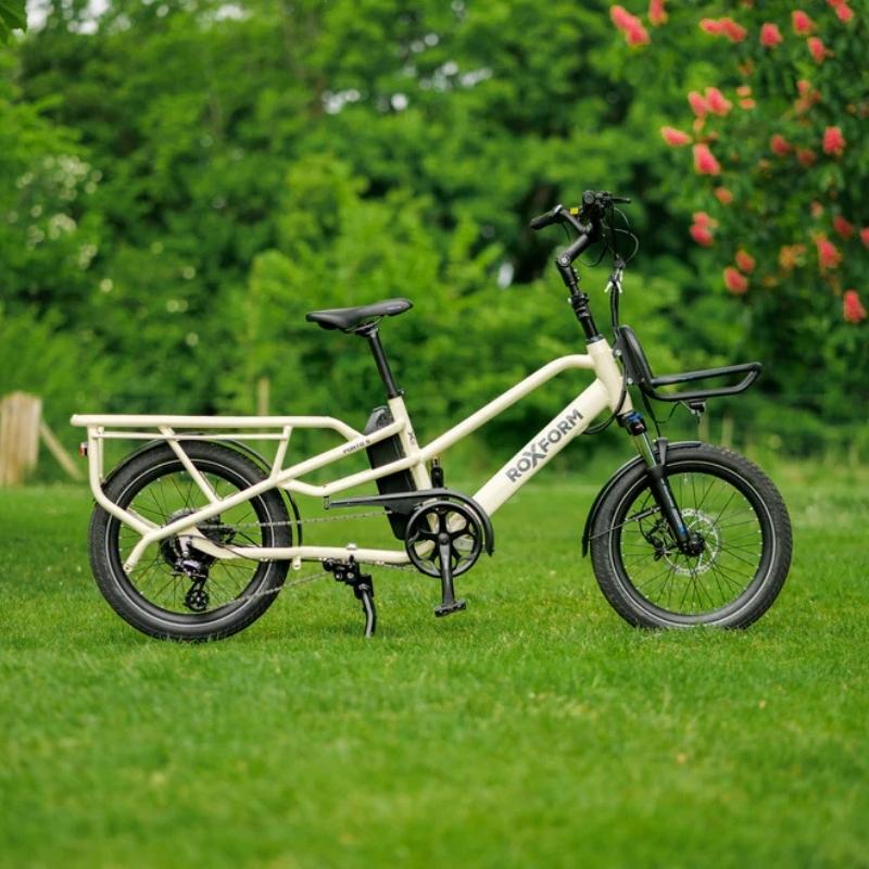 Roxform PORTO S Longtail Cargo Electric Bike 250W - Up To 80km Range - Charge & Glide