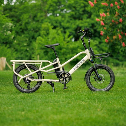 Roxform PORTO S Longtail Cargo Electric Bike 250W - Up To 80km Range - Charge & Glide
