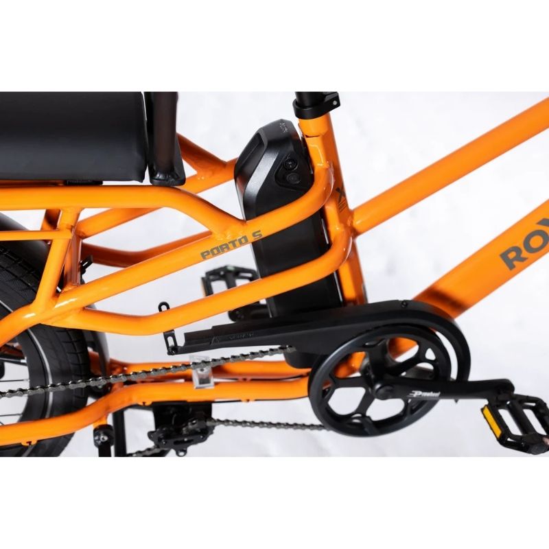 Roxform PORTO S Longtail Cargo Electric Bike 250W - Up To 80km Range - Charge & Glide