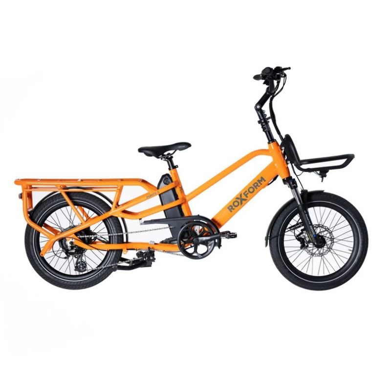 Roxform PORTO S Longtail Cargo Electric Bike 250W - Up To 80km Range - Charge & Glide