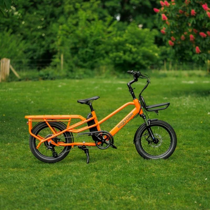 Roxform PORTO S Longtail Cargo Electric Bike 250W - Up To 80km Range - Charge & Glide