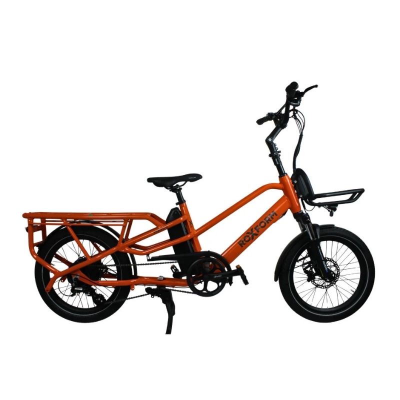 Roxform PORTO S Longtail Cargo Electric Bike 250W - Up To 80km Range - Charge & Glide