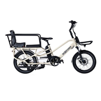 Roxform PORTO S Longtail Cargo Electric Bike 250W - Up To 80km Range - Charge & Glide