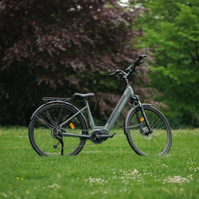 Roxform STRIDE L Mid-Drive Step-Through City Commuter Electric Bike 250W - Charge & Glide
