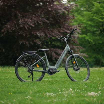 Roxform STRIDE L Mid-Drive Step-Through City Commuter Electric Bike 250W - Charge & Glide