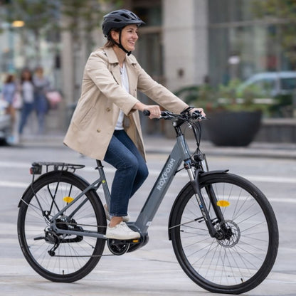 Roxform STRIDE L Mid-Drive Step-Through City Commuter Electric Bike 250W - Charge & Glide