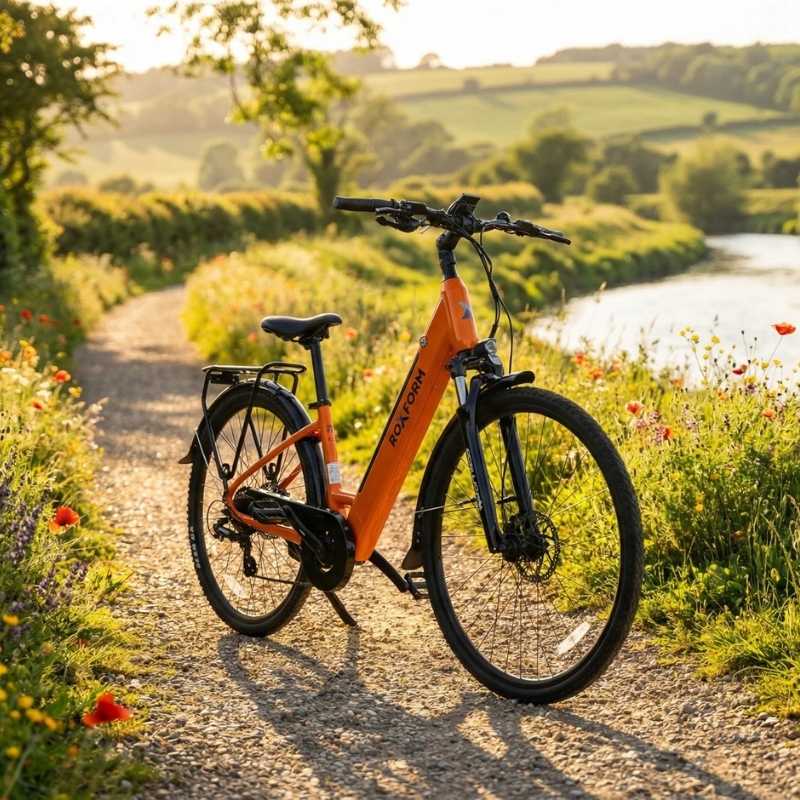 Roxform STRIDE S Plus Step-Through City Commuter Electric Bike 250W - Charge & Glide