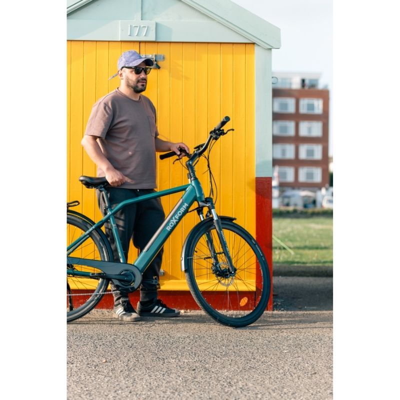 Roxform VALOR L Mid-Drive City Commuter Electric Bike 250W - Charge & Glide