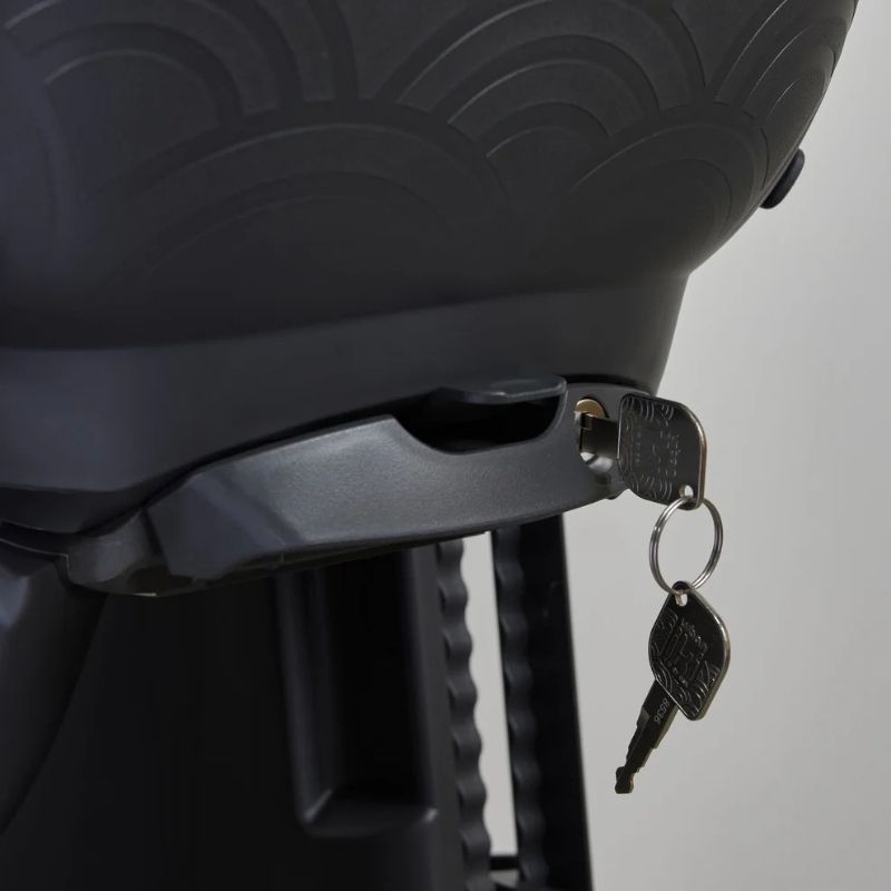 Roxform Urban Iki Child Seat With Carrier Mount - Green/Black, 9 Months to 6 Years - Charge & Glide