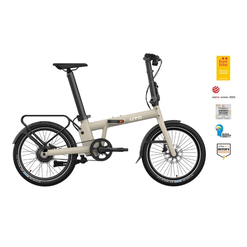 UTO Afternoon PRO20 Smart Folding City Commuter Electric Bike - 250W