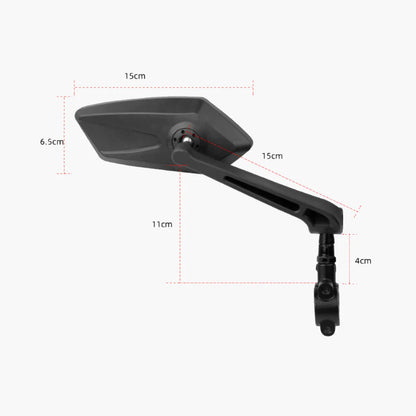 Cyrusher 360 Degree Rotation Rearview Mirrors for All E-Bikes - Charge & Glide
