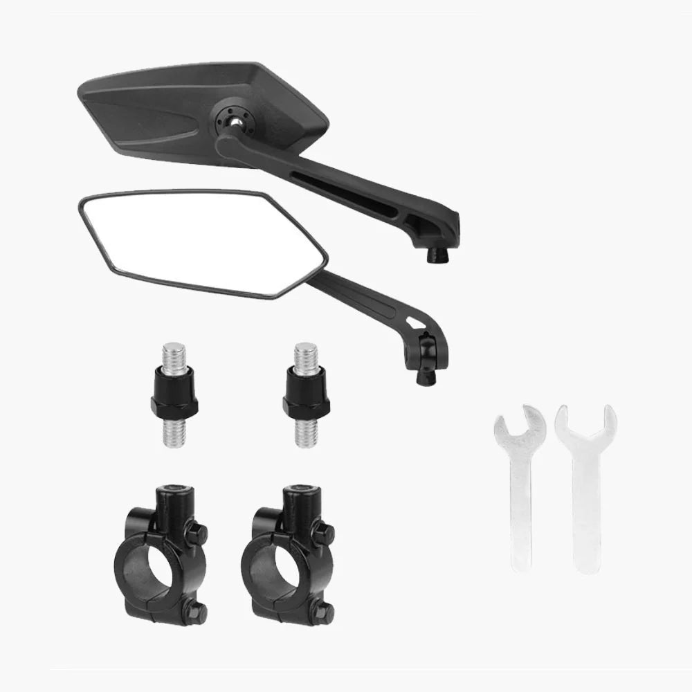 Cyrusher 360 Degree Rotation Rearview Mirrors for All E-Bikes - Charge & Glide